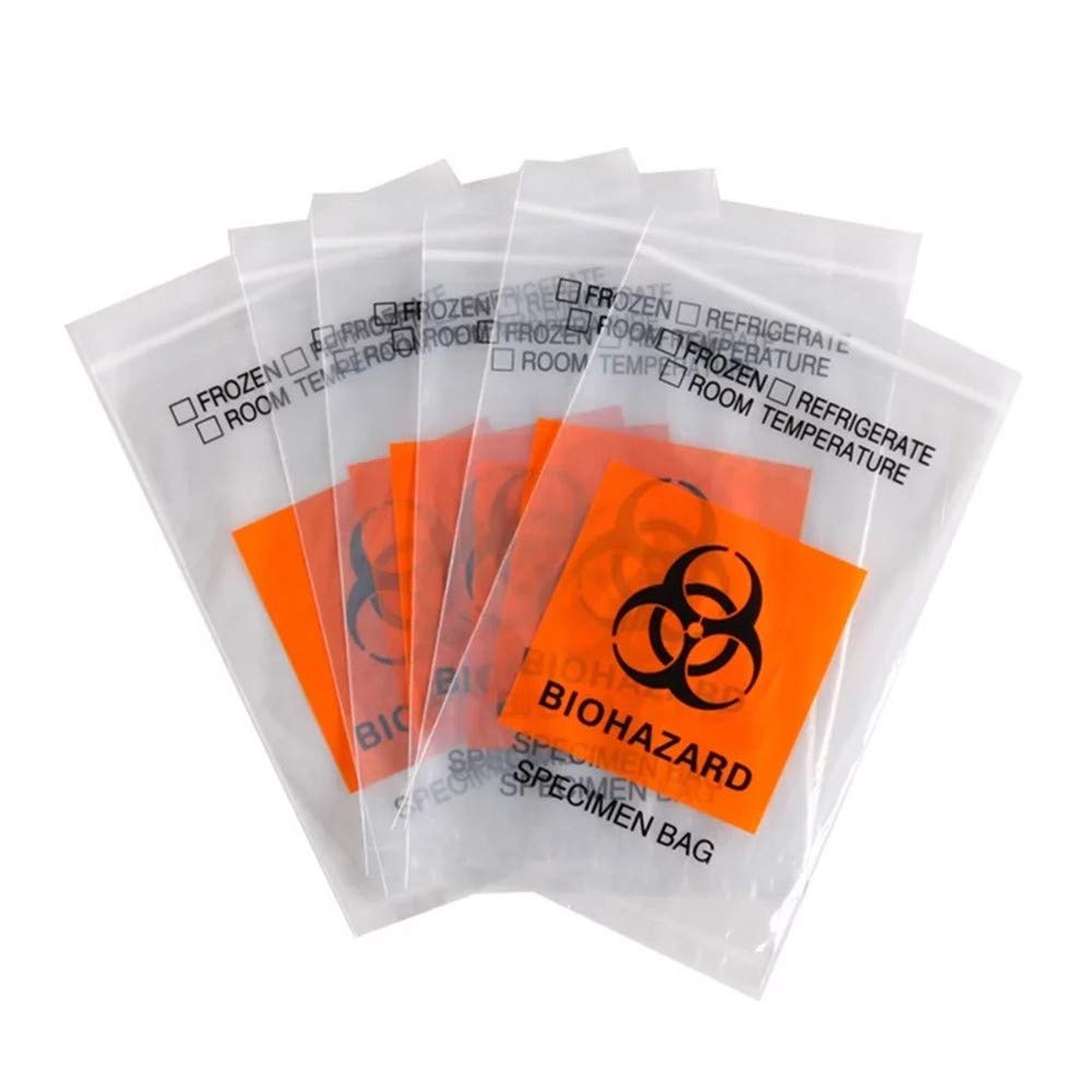 Multiple Biohazard Specimen Bags 