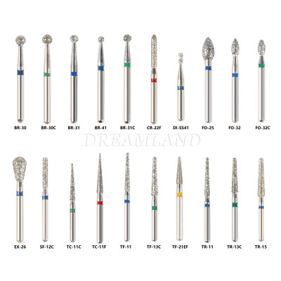 multiple diamond burrs