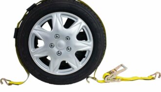 Tie-Down Ratchet Straps for Car Transportation