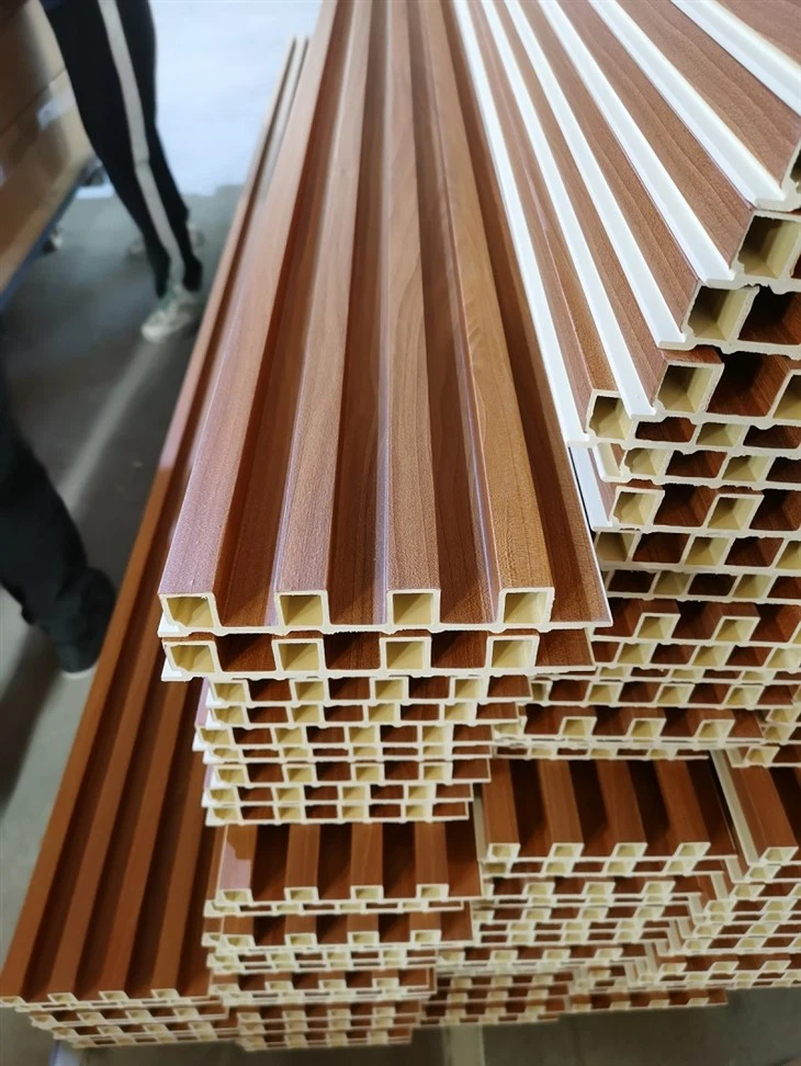 plastic siding panels durable brown color 