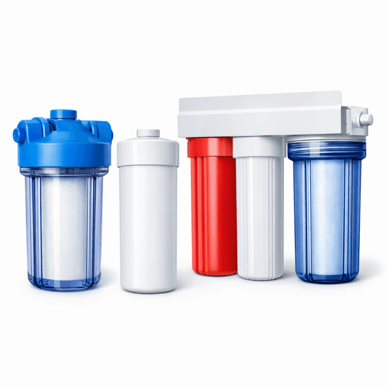 colorful water filter system with replacement cartridges unbranded product